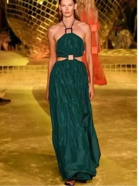 STAUD | Dresses | Nwt Staud Calluna Maxi Dress In Kiwi Green Size Small New  New With Tags | Poshmark